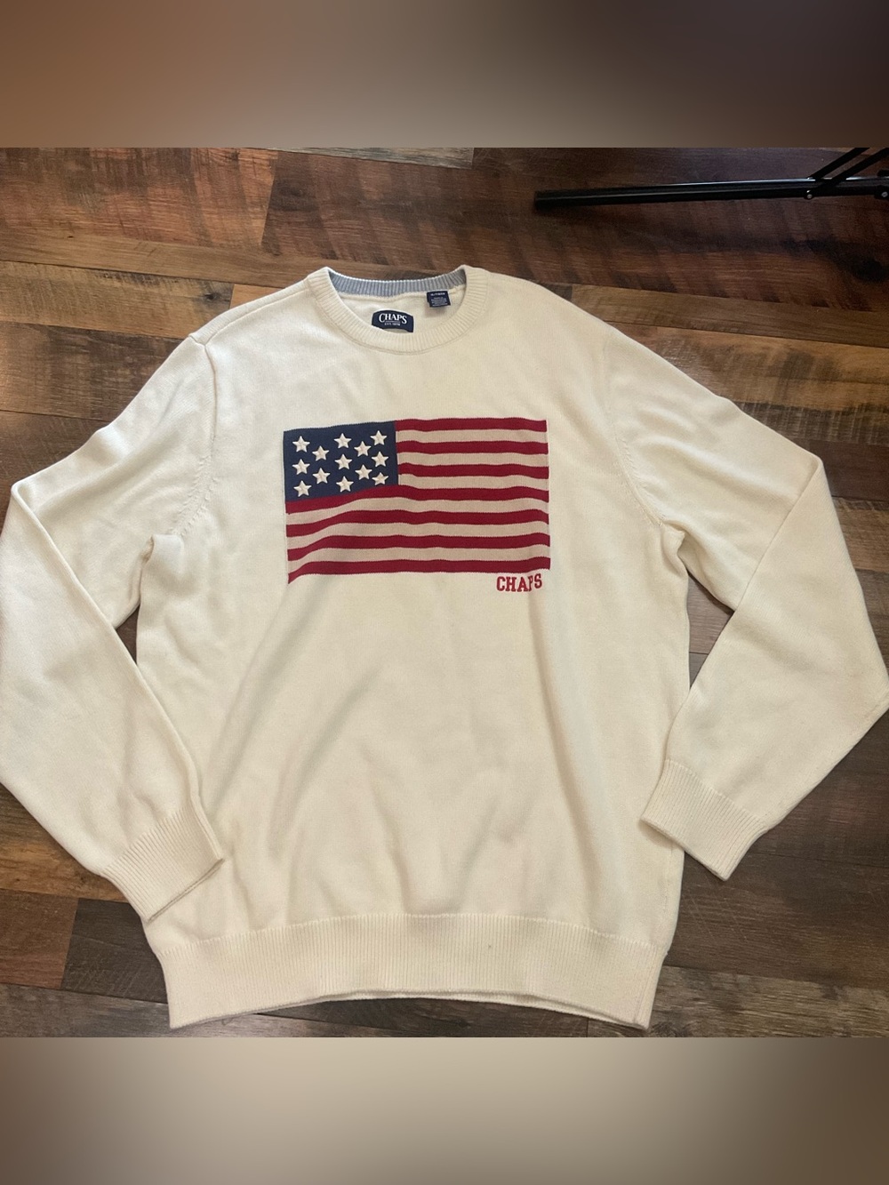 Ralph Lauren Chaps Flag Sweater XL